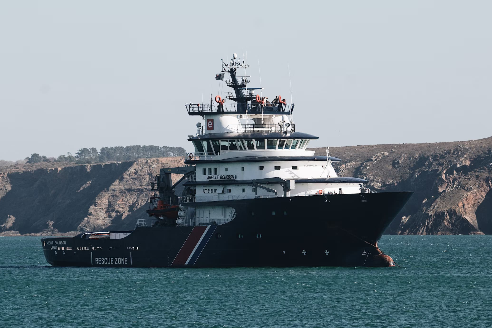 An image of a vessel at sea