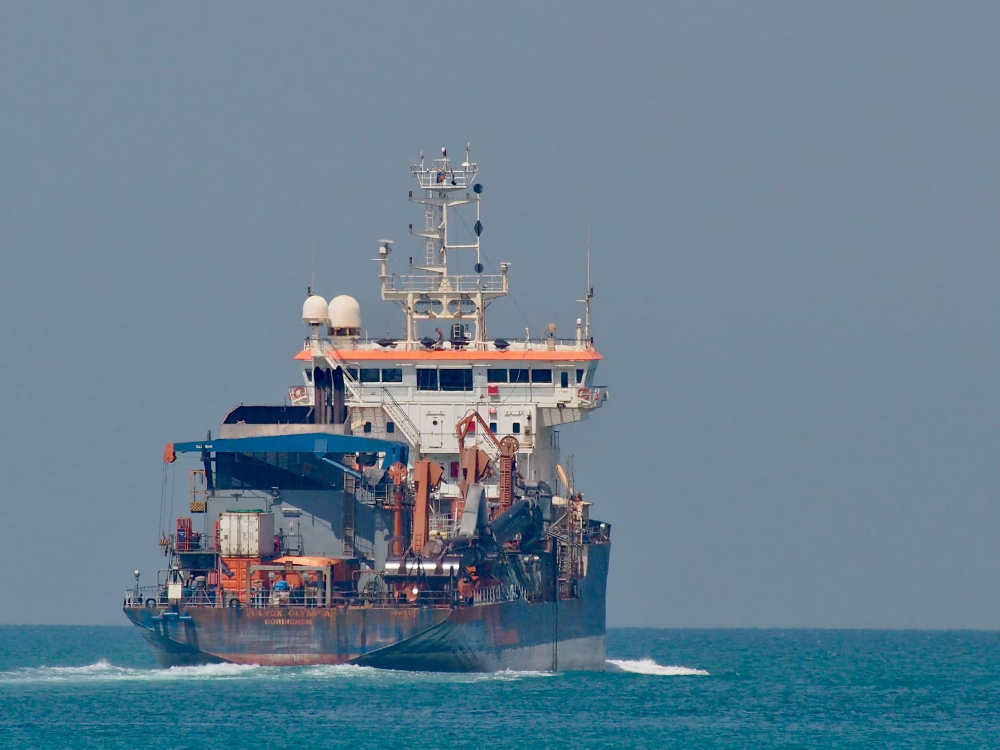 An image of a vessel at sea
